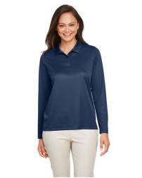 Team 365 TT51LW Women's Zone Performance Long Sleeve Polo – 3.5 oz. Polyester | XS–3XL