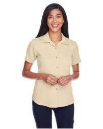 Harriton M570W Women's Bahama Cord Camp Shirt – 66/34 Rayon/Polyester Bedford Cord Women's Camp Shirt | S–2XL