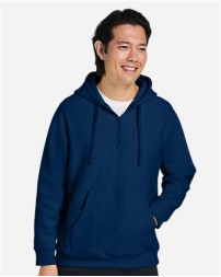 Team 365 TT97 Unisex Zone HydroSport Heavyweight Quarter-Zip Hooded Sweatshirt – 11 oz. 70/30 Cotton/Polyester | XS–4XL