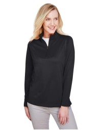 Harriton M748W Women's Advantage Snag Protection Plus Quarter-Zip Pullover – 6.6 oz. 100% Polyester Jersey | XS–3XL