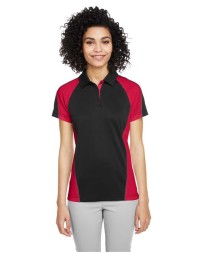 Harriton M385W Women's Advantage Snag Protection Plus IL Colorblock Polo – 6.5 oz. 100% Polyester Colorblock Women's Polo