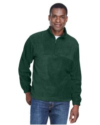 Harriton M980 Fleece Quarter-Zip Pullover – Men's 8 oz. 100% Polyester Fleece Quarter-Zip | S–4XL
