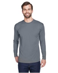 UltraClub 8422 Cool & Dry Sport Long Sleeve Performance Interlock T-Shirt – Unisex 4 oz. Micro-Polyester | XS–4XL