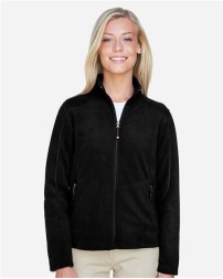 North End 78172 Women's Voyage Fleece Jacket – 7.7 oz. Anti-Pill 100% Polyester | Taffeta-Lined Sleeves | XS–3XL