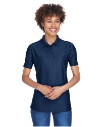 UltraClub 8414 Cool & Dry Elite Performance Polo – Women's 4.8 oz. Micro-Textured Polyester Polo | XS–3XL