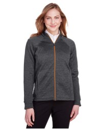 North End NE712W Women's Flux 2.0 Full-Zip Jacket – 6.8 oz. 100% Polyester Mélange, UTK Ceramitech, UTK Hydropel | Women's