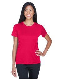 UltraClub 8620L Cool & Dry Basic Performance T-Shirt – Women's 4 oz. 100% Polyester Moisture-Wicking Tee | S–3XL