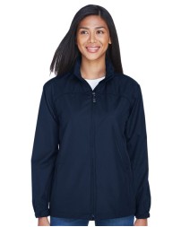 North End 78032 Women's Techno Lite Jacket – 2.7 oz. 100% 240T Polyester Women's Water-Resistant Lightweight Jacket | XS–3XL