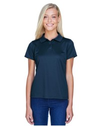 Harriton M315W Women's Polyester Jersey Polo – 4 oz. 100% Polyester Jersey Women's Short-Sleeve Polo
