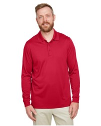 Harriton M348LT Men's Tall Advantage Long Sleeve Snag Protection Plus IL Polo – 6.5 oz. 100% Polyester | LT–4XLT