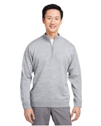 Harriton M421 Unisex Pilbloc Quarter-Zip Pullover Sweater – 12 oz. 100% Acrylic Jersey Knit Anti-Pill Quarter-Zip | XS–4XL