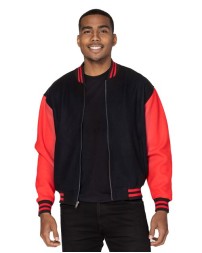 Threadfast Apparel 364J Unisex Legend Jacket – 13.5 oz. Polyester/Acrylic/Wool Varsity Jacket | XS–3XL