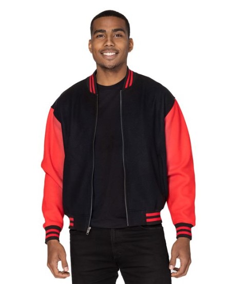 Threadfast Apparel 364J Unisex Legend Jacket – 13.5 oz. Polyester/Acrylic/Wool Varsity Jacket | XS–3XL