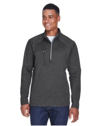 North End 88175 Men's Catalyst Performance Fleece Quarter-Zip Pullover – 7.4 oz. 100% Polyester Brushed-Back Fleece Quarter-Zip | S–5XL