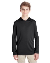 Team 365 TT41Y Youth Zone Performance Hooded T-Shirt – 3.5 oz. 100% Polyester Hooded Tee | S–XL