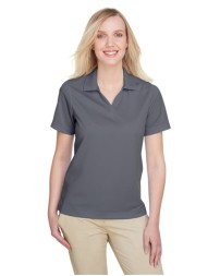 UltraClub UC102W Cavalry Twill Performance Polo – Women's 4.4 oz. 100% Polyester Two-Tone Twill Polo