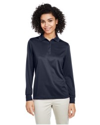 Harriton M348LW Women's Advantage Snag Protection Plus IL Long Sleeve Polo – 6.5 oz. 100% Polyester | XS–3XL