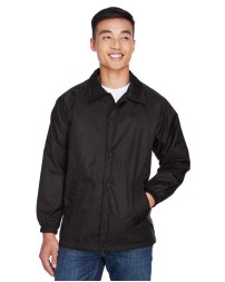 Harriton M775 Unisex Nylon Staff Jacket – 100% Nylon Taffeta Shell Wind and Water-Resistant Staff Jacket