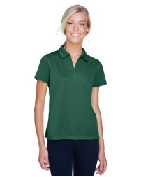 Harriton M353W Women's Double Mesh Polo – 3.5 oz. 100% Polyester Double Mesh Women's Short-Sleeve Polo