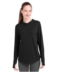 TASC Performance TW850S Women's Recess Hooded Pullover – 4.9 oz. Organic Cotton Bamboo Slubbed Jersey Hoodie | XS–2XL