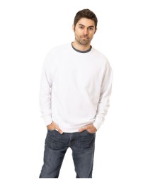 econscious EC5200 Unisex Motion Crewneck Sweatshirt – 7.75 oz. 60/40 Organic Cotton/Recycled Polyester French Terry | Raglan Sleeves | Ribbed Cuffs