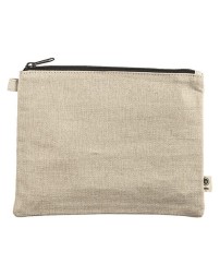 econscious EC8402 Hemp Pouch Bag – 6.8 oz. 55/45 Hemp/Cotton Zip Pouch | One Size