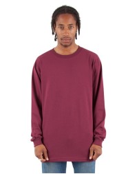 Shaka Wear SHALS Active Long Sleeve T-Shirt - 6 oz. 100% USA Cotton 18 Singles Forward-Shoulder Seam | S-5XL+