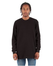 Shaka Wear SHTHRM Unisex Heavyweight Thermal Long Sleeve T-Shirt – 9 oz. Waffle Knit Cotton Tee | S–5XL