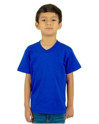 Shaka Wear SHVEEY Youth V-Neck T-Shirt – 5.9 oz. USA Cotton Blank Kids Tee | Youth Sizes