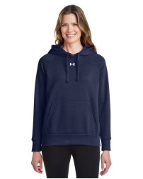 Under Armour 1379500 Women's Rival Fleece Hooded Sweatshirt – 80/20 Cotton/Polyester Hoodie | XS–2XL