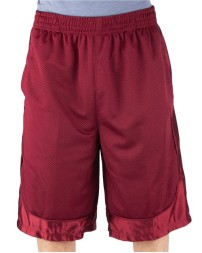 Shaka Wear SHBMS Adult Mesh Shorts - 5.4 oz. 100% Polyester Shell with Polyester Lining, Elastic Waist | S-5XL+