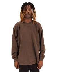 Shaka Wear SHGDLS Garment-Dyed Long Sleeve T-Shirt - 7.5 oz. 100% Cotton Pigment-Dyed Vintage Washed | S-3XL