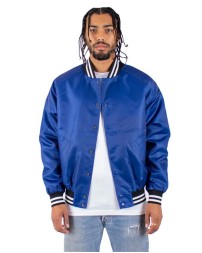 Shaka Wear SHVBJ Unisex Varsity Bomber Jacket – Water-Resistant Nylon Shell | S–3XL