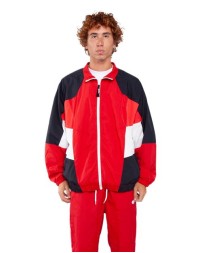 Shaka Wear SHNTJ Unisex Nylon Track Jacket – Full-Zip Lightweight Woven Nylon | S–2XL