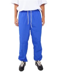 Shaka Wear SHNTP Nylon Track Pants - Nylon Woven Crisp Lightweight Drawcord Outer Leg Zipper | S-2XL