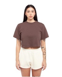 Shaka Wear SHGDC Women's Garment-Dyed Crop T-Shirt - 100% Cotton Pigment-Dyed Cropped | Women's S-XL