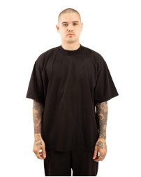 Shaka Wear SHGRS Reverse Garment-Dyed T-Shirt - 6.5 oz. 100% Cotton Heavy Knit Inside-Out Stitching Shrink-Free | S-2XL