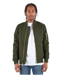 Shaka Wear SHBJ Bomber Jacket - 3.1 oz. 100% Nylon Shell, 5.3 oz. Polyester Lining, Water-Resistant | S-3XL