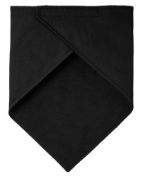 Big Accessories BA005 Fleece Lined Bandana – 100% Cotton Twill Exterior with 100% Polyester Fleece Lining | Triangular | Adjustable Velcro Back | 27