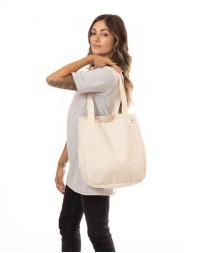 econscious EC8040 Market Tote Bag – 9 oz. 100% Organic Cotton Canvas | 12.5″W x 14.5″H x 7″D | 24.25″ Web Handles | GOTS, OCS, OEKO-TEX Certified
