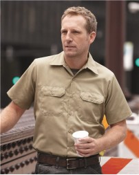 Red Kap ST62 Men's Utility Short Sleeve Work Shirt – 5.5 oz. 65/35 Poly/Cotton Twill | S–4XL