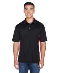 UltraClub 8406 Cool & Dry Sport Two-Tone Polo – Men's 4 oz. Polyester Mesh Polo with Contrast Panels | S–6XL
