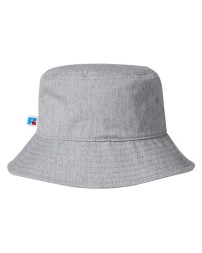 Russell Athletic UB88UHU Core Bucket Hat - Cotton Twill with Sweatband and Woven Flag Label | One Size