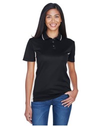 UltraClub 8406L Cool & Dry Sport Two-Tone Polo – Women's 4 oz. Polyester Mesh Polo with Contrast Panels