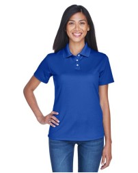 UltraClub 8445L Cool & Dry Stain-Release Performance Polo – Women's 4.8 oz. Polyester Mini-Jacquard Polo | XS–3XL