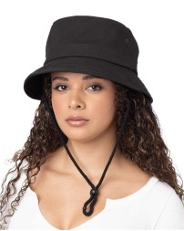 Big Accessories BA643 Lariat Booney – 100% Cotton Ripstop Boonie Hat | Cotton Rope Chin Strap | Crown Band | Matching Sewn Eyelets | One Size