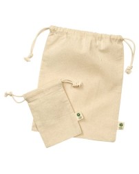 econscious EC8101 Organic Cotton Cinch Gift Bag – Reusable 100% Organic Cotton Gift Bags | Small & Medium