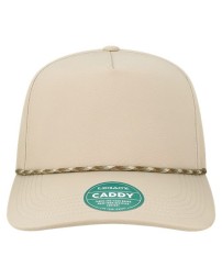 LEGACY CADDY The Caddy Rope Adjustable Cap – Unisex 97% recycled polyester / 3% spandex Baseball Cap With Rope Braid | Adjustable (OSFM)