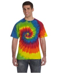 Colortone CD1000 Unisex Multi-Color Tie-Dyed T-Shirt - 5.3 oz. 100% Heavyweight Cotton Classic Fit Tie-Dye Tee | S-5XL