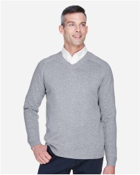 Devon & Jones D475 Men's V-Neck Sweater – 8 oz. 100% Airspun Cotton 12 Gauge | S–4XL